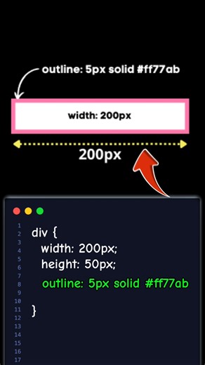 CSS Border এবং Outline নিয়ে কনফিউজড? 🤔 এই ভিডিওটি দেখুন... #css #shorts