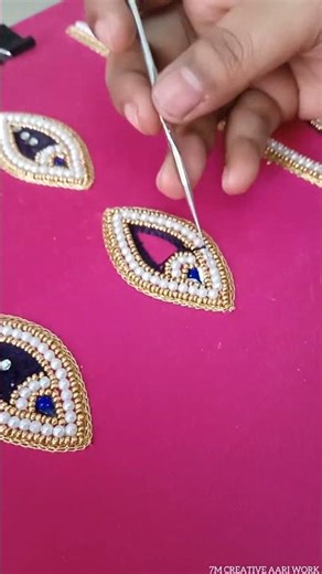 Thread Work #threadwork #aariembroidery #tassels #aariblouse #aariwork #aariwork #threadwork