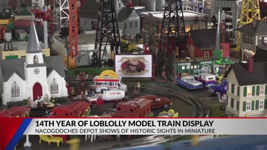 Loblolly model train display shows off historic Nacogdoches