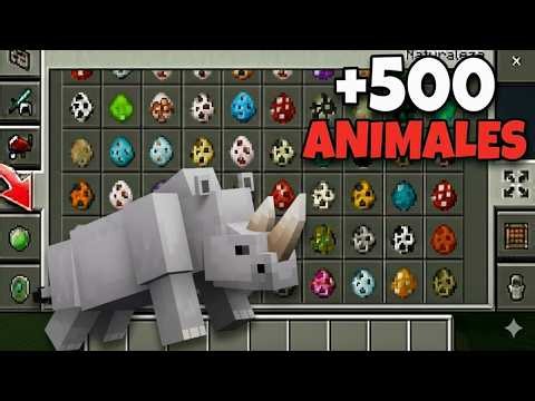 OVER 500 ANIMALS! MOD/ADDON FOR MINECRAFT BEDROCK AND HOW TO DOWNLOAD IT