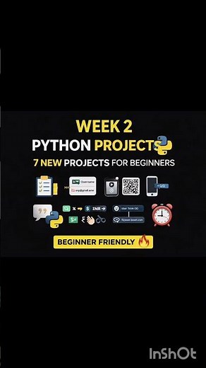 The Best Python Projects for Beginners #shorts #trending #viral