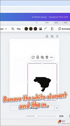 Fill Country map with Flag and Photo in Canva #tutorial