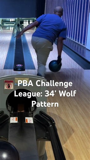 PBA Challenge League 34’ Wolf Pattern #likeandsubscribe #bowling #bowlingleague #PhysixBlackout