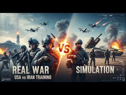 Real War Simulation How Modern Armies Train for Battle USA vs Iran