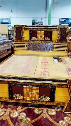 Teak wood Box bed New Model #carpenter #sofa #woodworking #furniture