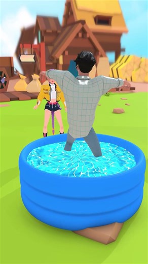 Search for swimming pools | Ronaldo, Rumi, Mina - Kpop Demon Hunter #shorts