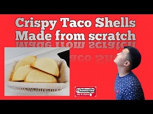 How to make Crispy Taco Shells from scratch | Jazz Kitchen
