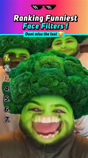 Ranking Top 7 Funniest Face Filters Videos! #Tiktok #Filter