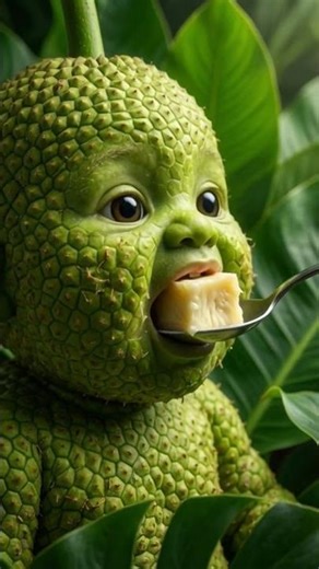 Breadfruit & Tamarind Babies Eating in 4K 🌿 (So Real!) #asmr #asmrfood