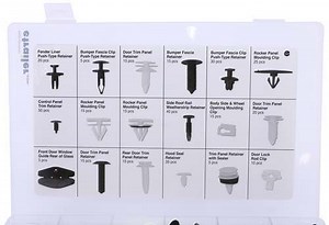 Auto Body Clips and Fasteners for GM and Chevrolet Vehicles - 350 Pieces Performance Tool Automotive