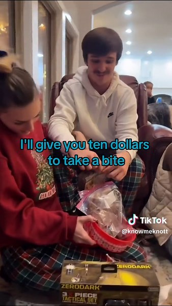 Funny Christmas Prank: It's Money, Not Poop!