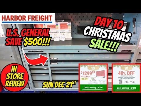 Day 10 of Harbor Freight Save $500 US General Box and 40% Off Magnetic Tool Accessories