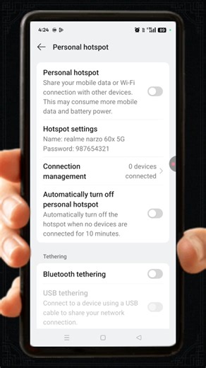 Hotspot turn off automatically || hotspot setting #shorts #viral #hotspot