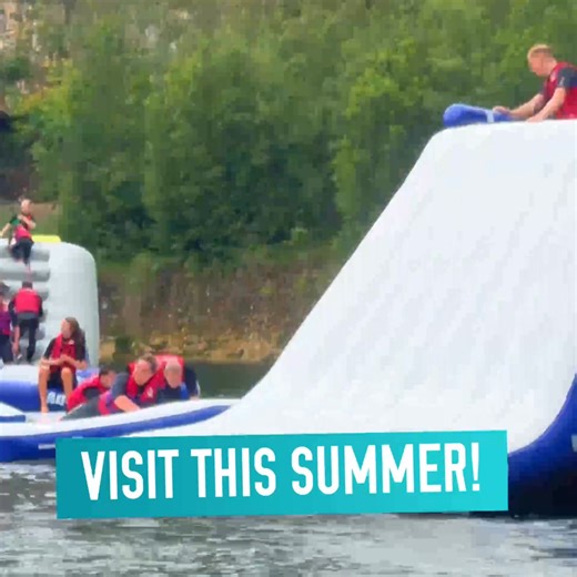 Endless fun for the whole family! 🌊Cool down and have a splash on our new Inflatable Aqua Park. The perfect summer activity based at Bluewater Shopping Centre. Unforgettable summer memories start here!☀️ Splash, laugh, and cool down at our new Aqua Park! 🌊 | Hangloose at Bluewater