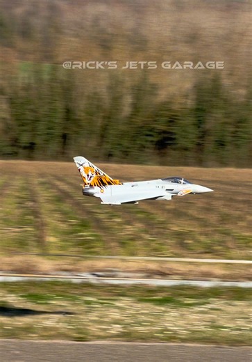 Full Throttle Pass with Freewing Eurofighter 90mm EDF JET from @Turbines RC 🚀🔥 . Powered by @ChinaHobbyLine Official Racing Series 6200mah 6S 90C 🔋🔥 . #rc #jet #aviation #flying #radiocontrol