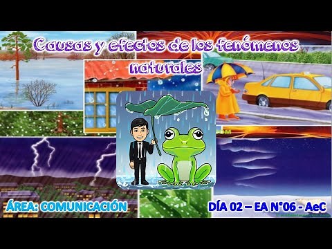 CAUSAS Y EFECTOS DE LOS FENÓMENOS NATURALES - 🏡 V CICLO - 5TO Y 6TO GRADO 🏡 AeC