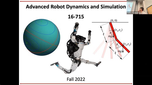 CMU 16-715 Advanced Robot Dynamics | 2022