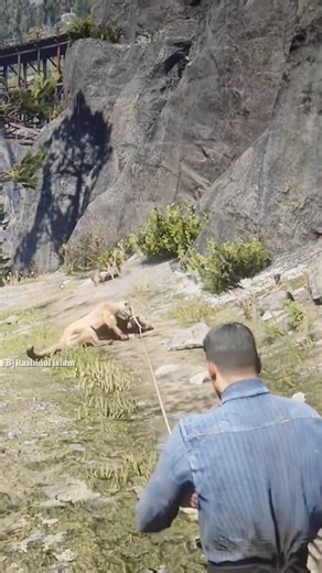 Visiting the tiger area | Red Dead Redemption 2 #watch #animals #wild #wildlife #thewolf | Rashidul islam