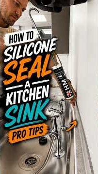 How to seal a kitchen sink and make your own sticks 🤔#howto #masticman #sealantapplication