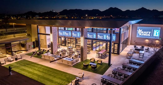 Experience a drone fly-through of the new TPC Scottsdale DraftKings Sportsbook