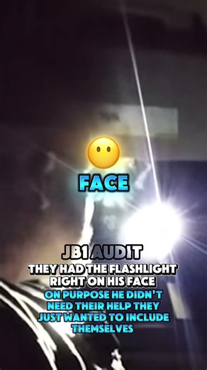 They had no right to talk with him and have the flashlight in his eye #shorts #policeofficers #cops