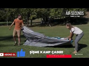 Air Seconds 4.1 F&B Şişme kamp çadırı #decathlon