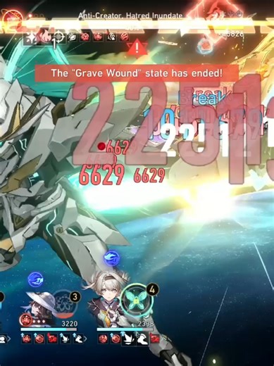 When your Firefly E0 goes completely broken… 12.2 MILLION DMG on the hardest boss 👀💀 #firefly #break #damage #madness #gameover