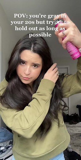 Covering Gray Hair with Root Spray: A Mom's Experience