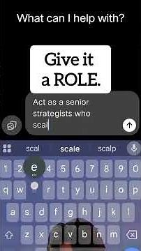 How to Write PERFECT AI Prompts in 60 Seconds (Goal → Role → Context → Output → Rules → Example) #ai