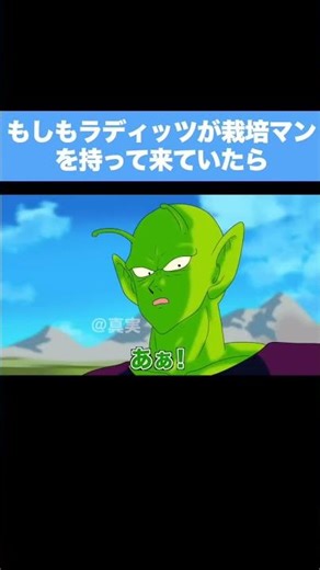 【アニメ】もしもラディッツが栽培マンを持って来ていたら