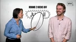 158K views · 438 reactions | Speculation has been rife, so which two teams will kick off round two? 廊 Nat Edwards and Riley Beveridge explain all the ins and outs of the return to play plan including a fixture twist in the north, thanks to ahm health insurance. | AFL | Facebook