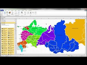 Working with Visio map of Russia