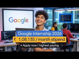 Google Internship Software Engineering Intern, Summer 2026 | Apply Now!