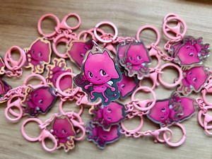 Cute Devil Cartoon Keychain - Etsy