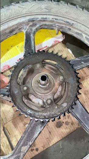🔧 New Rear Sprocket Installed | Ready for Smoother & Stronger Performance 🏍️⚙️