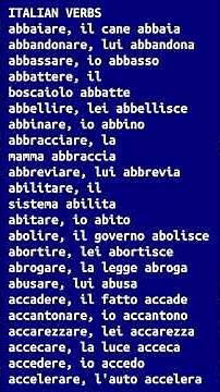 Learn Italian Verbs With Examples | Beginner Italian Vocabulary Lesson | Italiano Dinamico