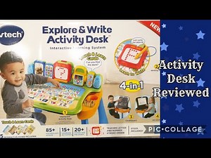 ACTIVITY DESK REVIEW|| VTECH TOUCH AND LEARN ACTIVITY DESK COMPLETE REVIEW|| USER REVIEW