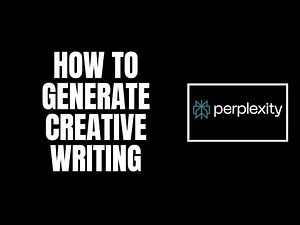 How To Generate Creative Writing with Perplexity AI