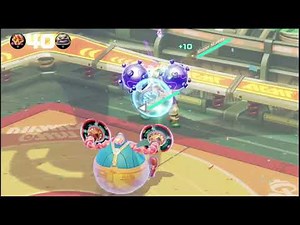ARMS - Inflatable Lola Pop bounces around in training stage mode