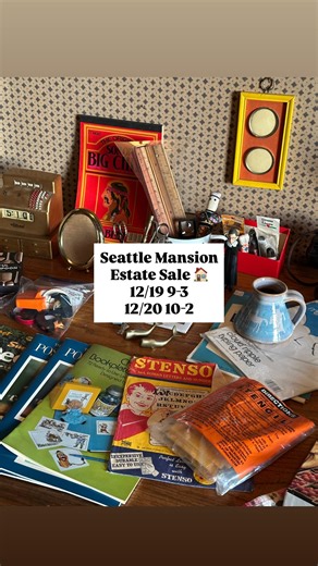 ITEMZ on Instagram: "Seattle Mansion Estate Sale this weekend, hosted by @ginnysgirls! 12/19 9-3 12/20 10-2 Shop secondhand this weekend at a gorgeous, quintessential PNW craftsman mansion full of vintage and antique treasures, holiday decor, and so much more 🎄 Seattle sale link: https://www.estatesales.net/WA/Seattle/98102/4728990 *address will be updated here and at the link above at 8am on 12/19* Make sure to check out other Ginny’s Girls sales this weekend! 🏠 Everett sale lin