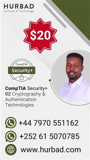 CompTIA Security+ 02: Cryptography and Authentication Technologies