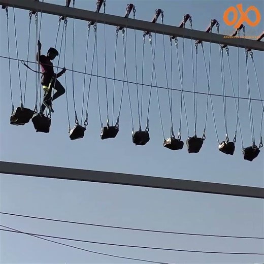 High Rope Course Built by Oxo Planet at Prabhu Farms Rajkot ||Adventure Park Project