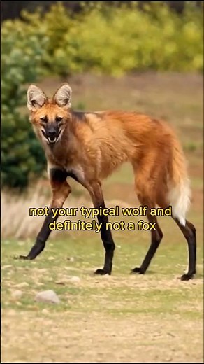 "Meet the Maned Wolf – Nature’s High-Fashion Loner"