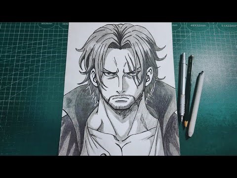 How to draw Shanks | One Piece | Anime drawing step by step