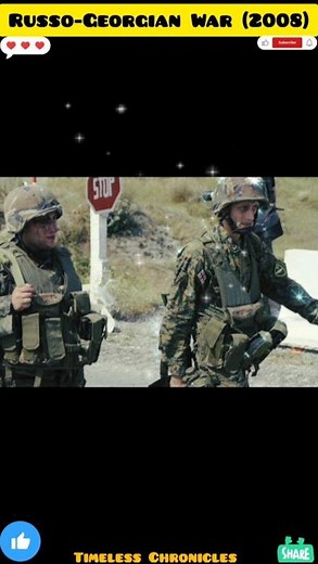 Russo-Georgian War (2008)Georgian Forces #history #geography #maps #shorts #viral #southossetia
