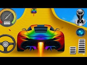 Mega Ramp Monster Car Racing 3D - Extreme Car Stunts - Android Gameplay