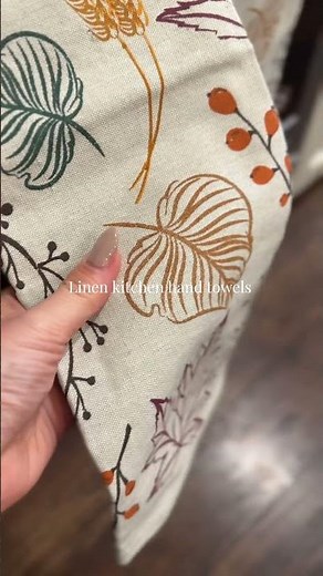 Upgrade Your Fall Decor with Stylish Linen Kitchen Towels #linen #handtowel #falldecor