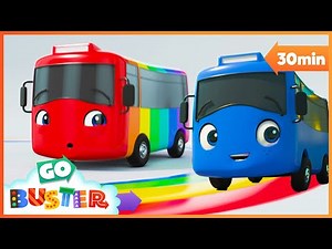 Colors Rap | Go Buster! | Funny Cartoons & Songs for Kids | Moonbug Kids - Cartoons & Toys