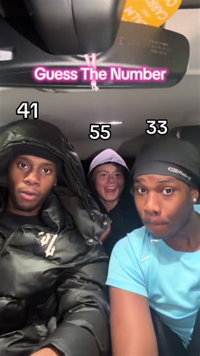 Guess the number challenge first try!! #guessinggame #numberchallenge #tiktoktrend