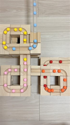 Endless Loop Marble Run ASMR #31 | three loop bridges